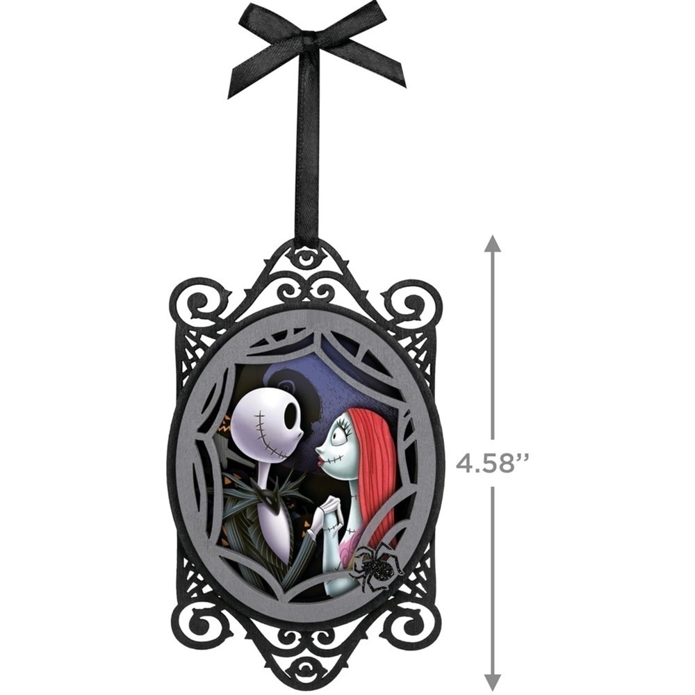 Jack and Sally Hallmark Ornament from Tim‎ Burton’s Nightmare Before Christmas - Picture 2 of 4